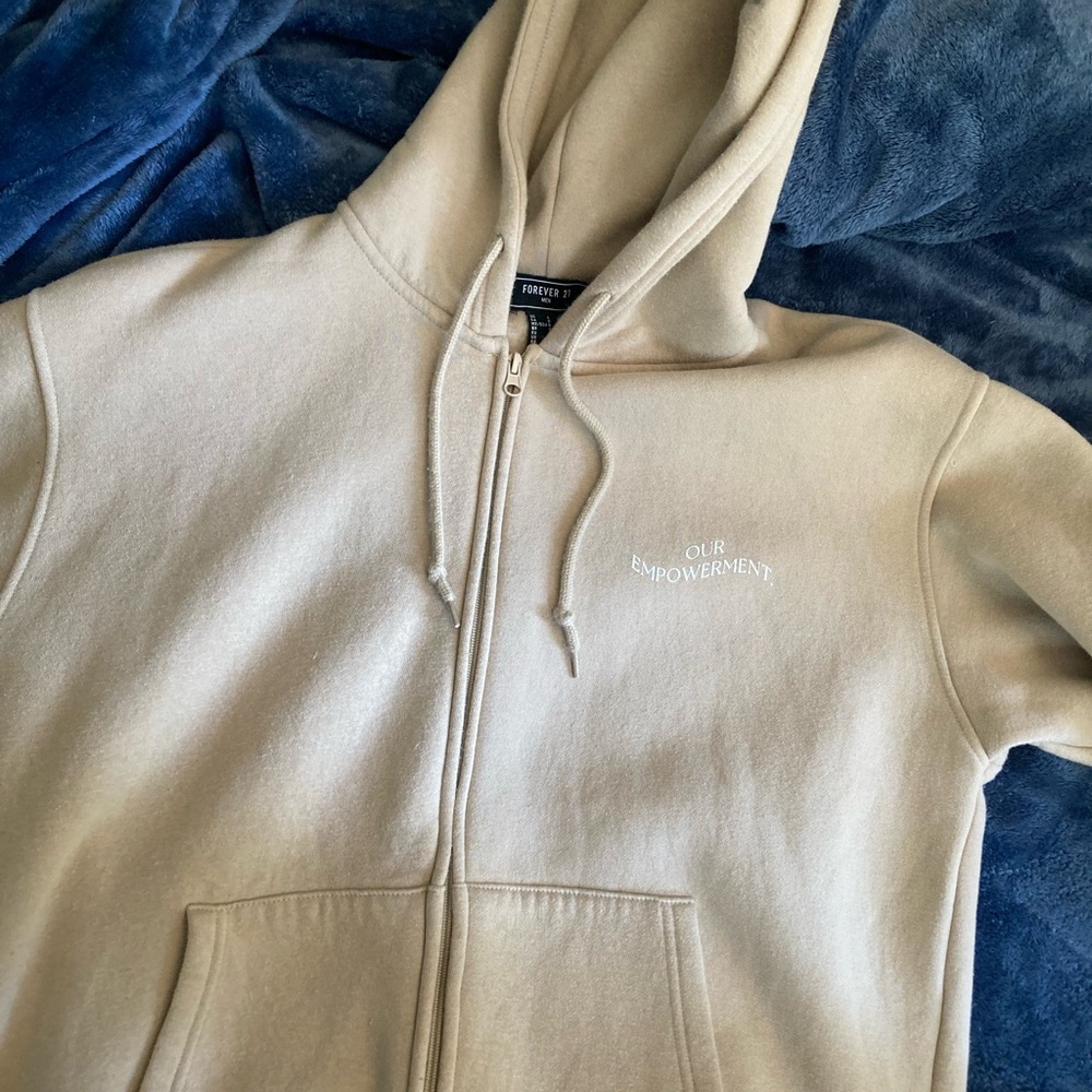 Forever 21 BLM zip up hoodie